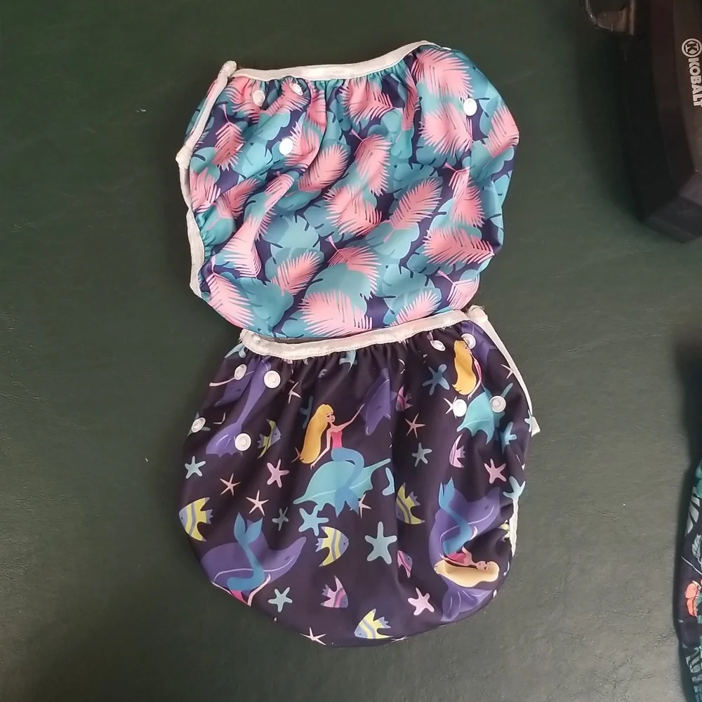Colorful Kids Swim Diapers Bundle Size Large